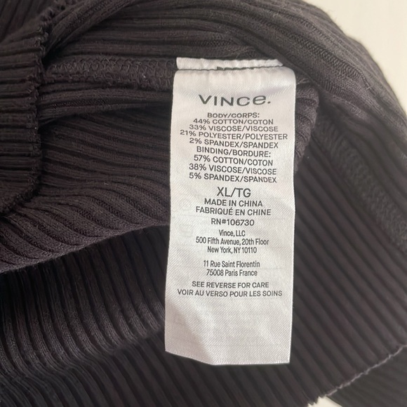 Vince Square Neck Ribbed Knit Tank - Picture 9 of 12